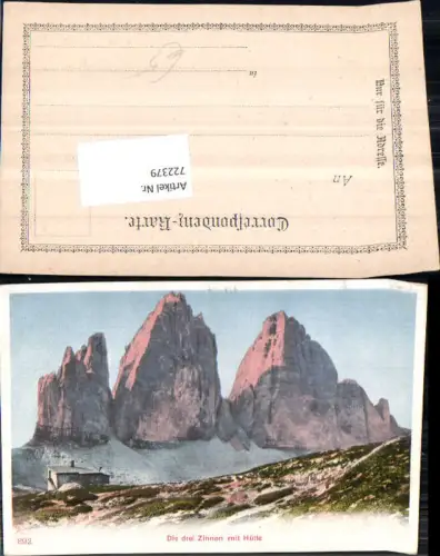 722379 Drei Zinnen Hütte Gemeinde Sexten Südtirol Trentino Bolzano Bozen