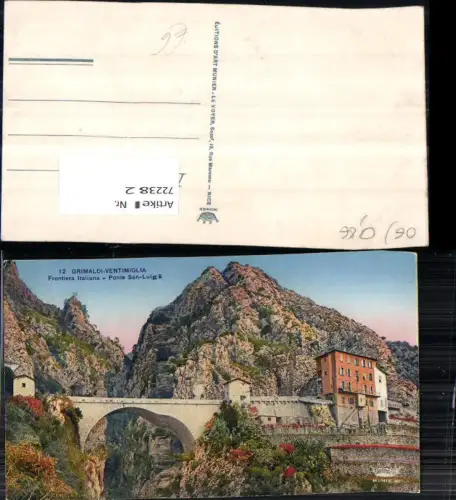722382 Grimaldi Ventimiglia Ponte San Luigi Brücke Grenze