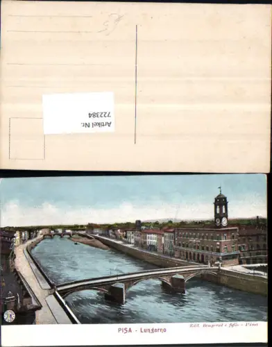 722384 Pisa Lungarno Brücke Italy