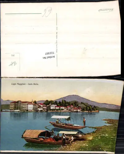 722397 Lago Maggiore Isola Bella Boote