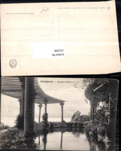 722398 Bordighera Giardino Winter Wintergarten