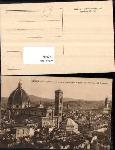 722406 Firenze La Cattedrale Firenze Florenz