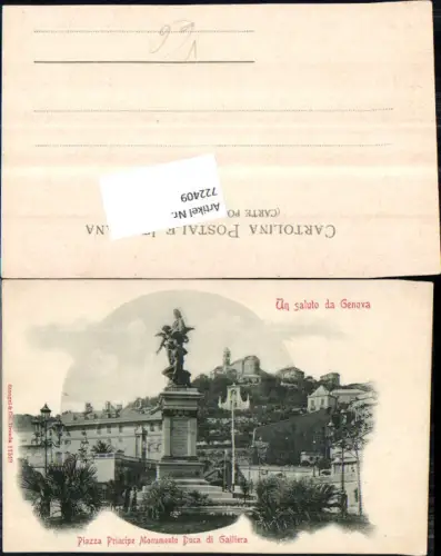 722409 Genova Piazza Principe Genua pub Stengel e Co. 11549