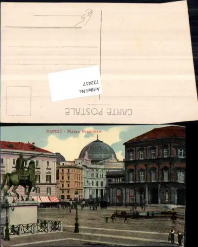 722417 Napoli Piazza Plebiscito Neapel