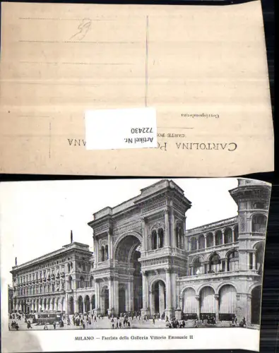 722430 Milano Galleria Vittorio Emanuele Milano Milano