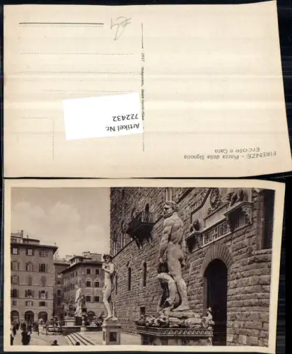 722432 Firenze Piazza della Signoria Firenze Met. City of Florence