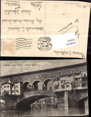 722433 Florence Florenz Ponte Vecchio Brücke