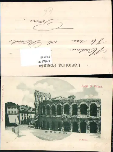 722443 Saluti da Verona L Arena