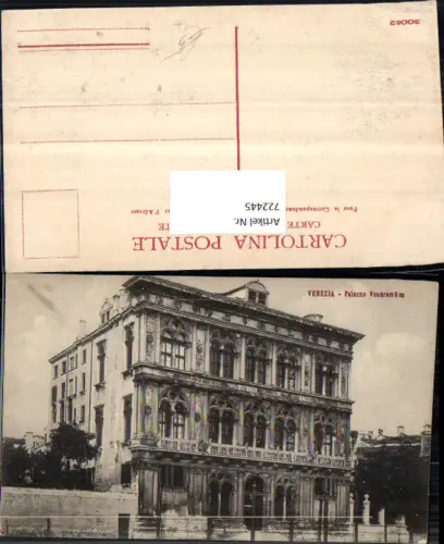 722445Venezia Venedig Palazzo Vendramin