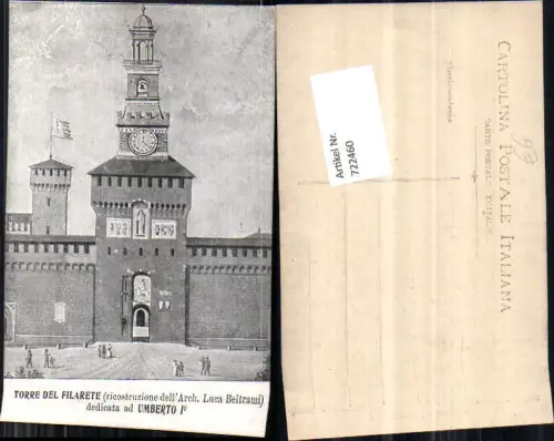 722460 Torre del Filarete Ricostruzione Filarete Mailand Metropolitan City of Milan