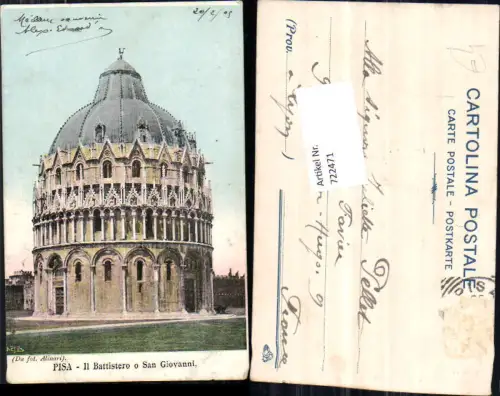 722471 Pisa Battistero San Giovanni Pisa Provinz Pisa