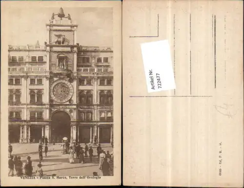 722477 Venezia Venedig Piazza S. Marco, Torre dell'Orologio