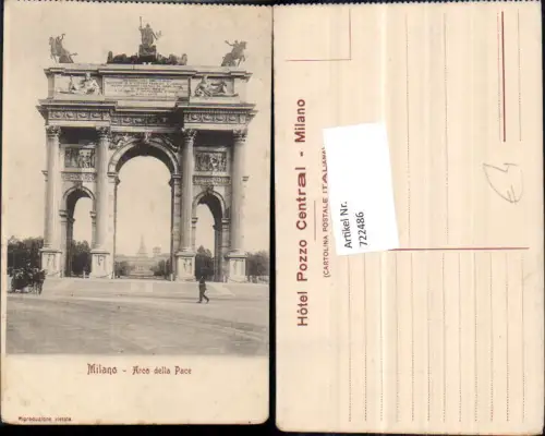 722486 Milano Arco della Pace Mailand Milano