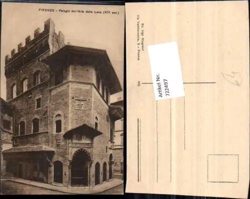 722497 Firenze Palagio dell'Arte della Lana