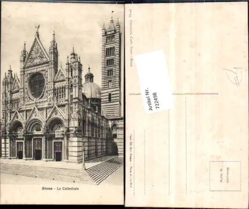 722498 Siena La Cattedrale Kirche