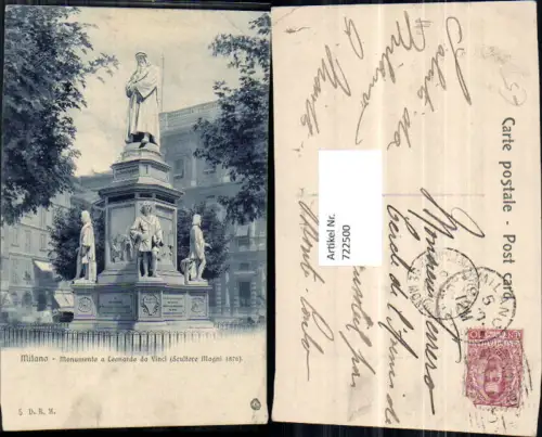 722500 Milano Monumento Leonardo da Vinci Mailand Milano City
