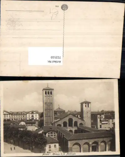 722510 Milano Chiesa S. Ambrogio Mailand Milano
