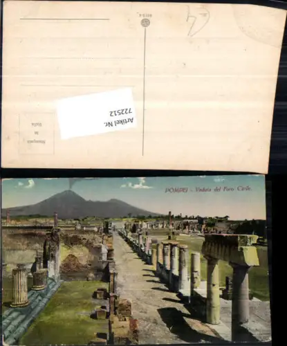 722512 Pompei Veduta del Foro Civile Pompei Neapel