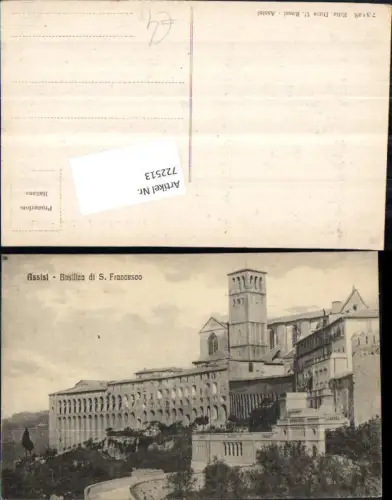722513 Assisi Basilica di S. Francesco Perugia