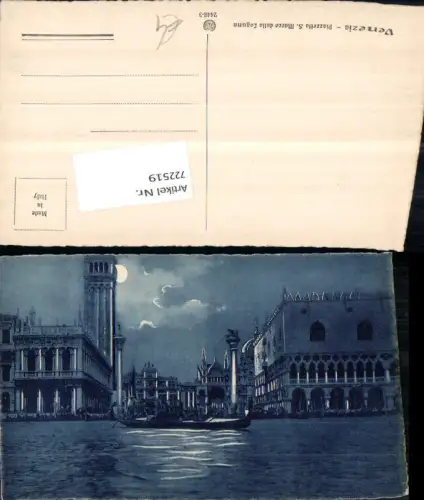 722519 Venezia Piazzetta S. Marco Venezia Venedig