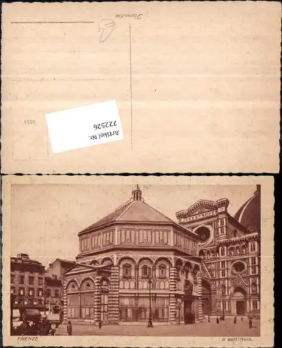 722526 Firenze Il Battistero Florenz