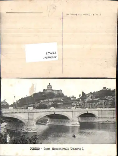 722527 Torino Ponte Monumentale Umberto I. Torino Turin