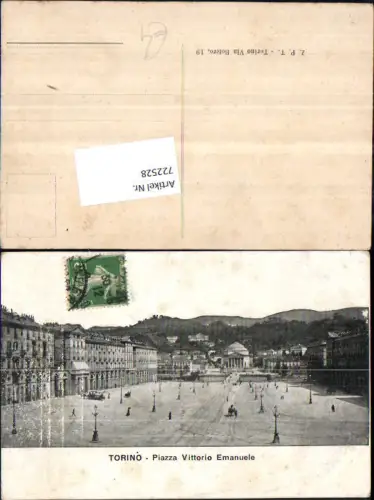 722528 Torino Piazza Vittorio Emanuele Turin