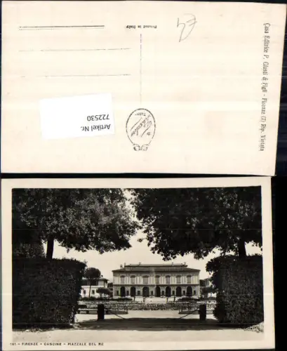 722530 Firenze Florenz Cascine Piazzale del Re