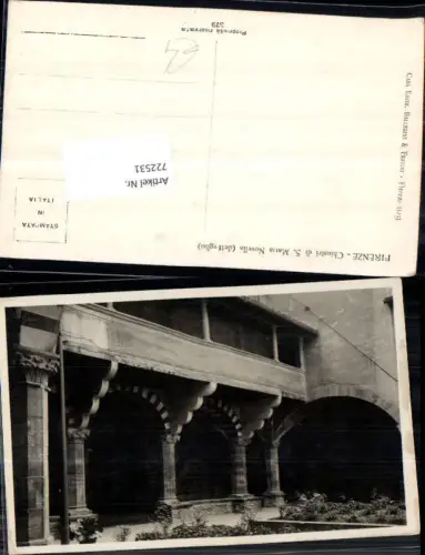 722531 Firenze Florenz Chiostri di S. Maria Novella
