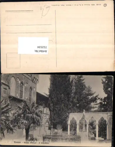 722534 Firenze Florenz Museo Stibbert Il Giardino