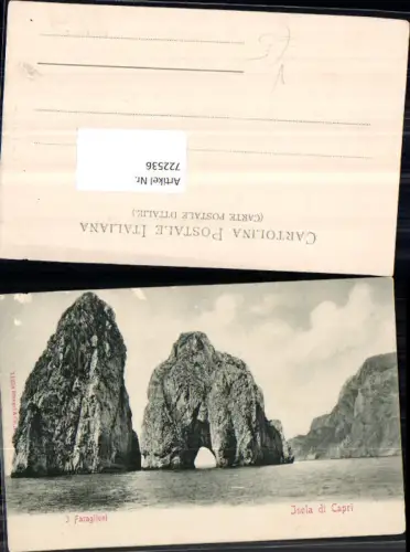 722536 Isola di Capri I Faraglioni Felsen Küste pub Stengel Co 11258