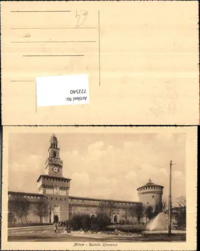 722540 Milano Mailand Castello Sforzesco Mailand Metropolitan City of Milan