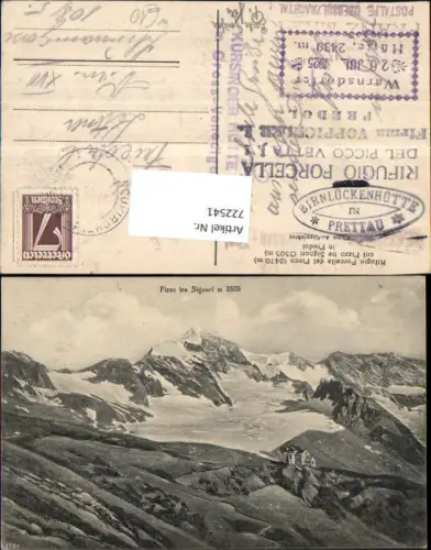 722541 Valtellina Predoi Rifugio Porcella Bez. Südtirol Postalpe Obersulzbachtal