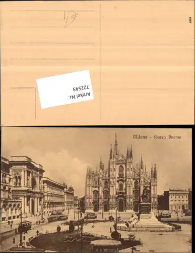 722543 Milano Piazza Duomo Mailand