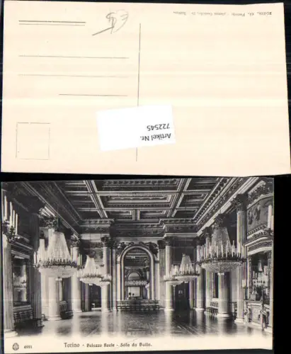 722545 Torino Palazzo Reale Sala da Ballo Turin