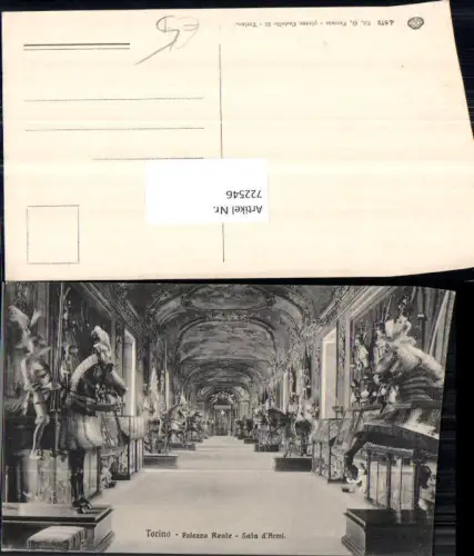 722546 Torino Palazzo Reale Sala d Armi Ritter Rüstung