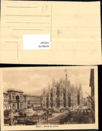 722547 Milan Piazza del Duomo Dom Milano Mailand