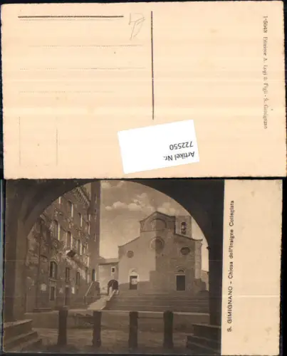 722550 San Gimignano Chiesa dell'Insigne Collegiata San Gimignano
