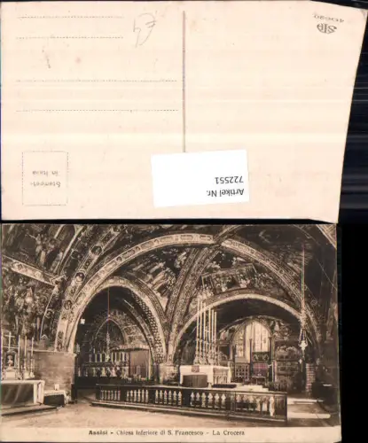 722551 Assisi Chiesa inferiore di S. Francesco la Crocera
