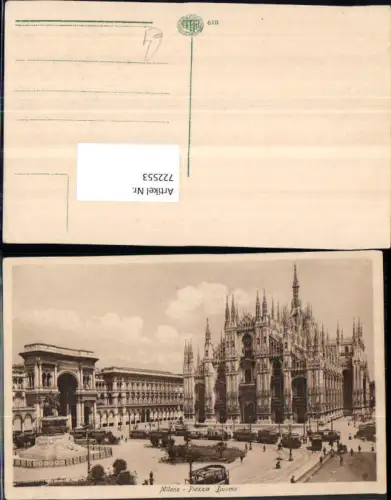 722553 Milano Piazza Duomo Milano Metropolitan City Mailand