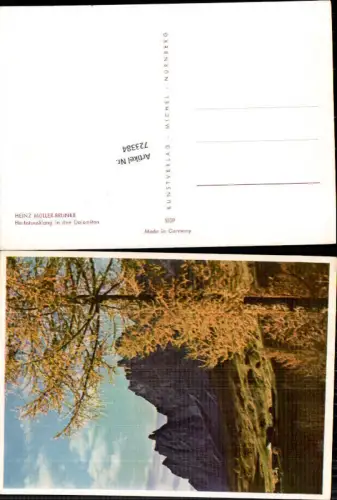 723384 Fotokunst Heinz Müller-Brunke Dolomiten Herbslausklang Trentino-Südtirol