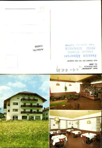 724098 Rodeneck Hotel Alpenrose Bez. Bozen