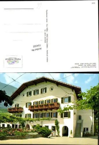 724102 Eppan b. Bozen Pension-Restaurant Stroblhof Gemeinde Eppan Bez. Bozen