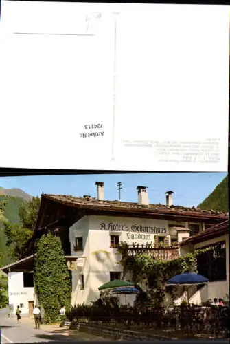 724113 St. Leonhard Hofers Geburtshaus Sandwirt St. Leonhard im Passeier