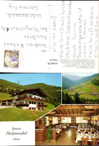 724175 Lüsen Huben Eisacktal Pension Niedermoarhof Südtirol Italien