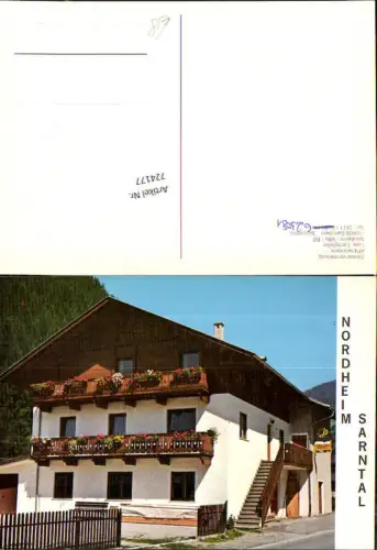 724177 Sarnthein Sarentino Nordheim Villa Zimmer Affittacamere Nordheim Sarntal Villa Bozen-Südtirol