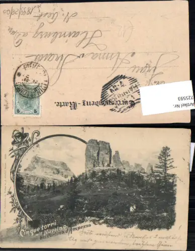 725593 Trentino Cortina d’Ampezzo Cinque Torri Sexten Dolomiten Piave de Livinallongo