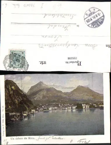 725598 Trentino Riva am Gardasee Lago di Garda 1900