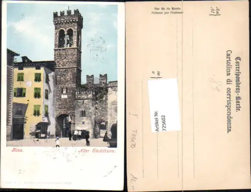 725602 Trentino Riva Gardasee Lago di Garda Alter Stadtthurm pub Purger e Co. 1260