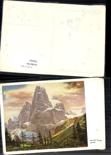 726101 Madonna di Campiglio Dolomiten Trentino Mundgemalt Arnulf Erich Stegmann